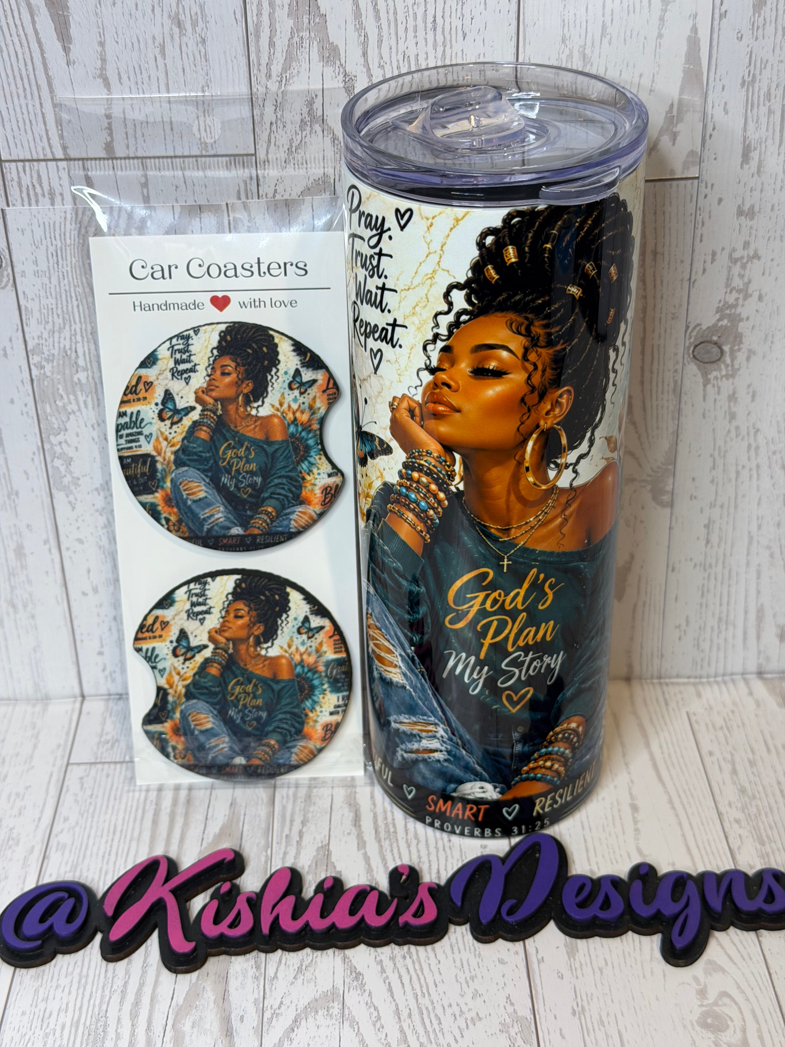 Tumbler/Car Coaster Bundle