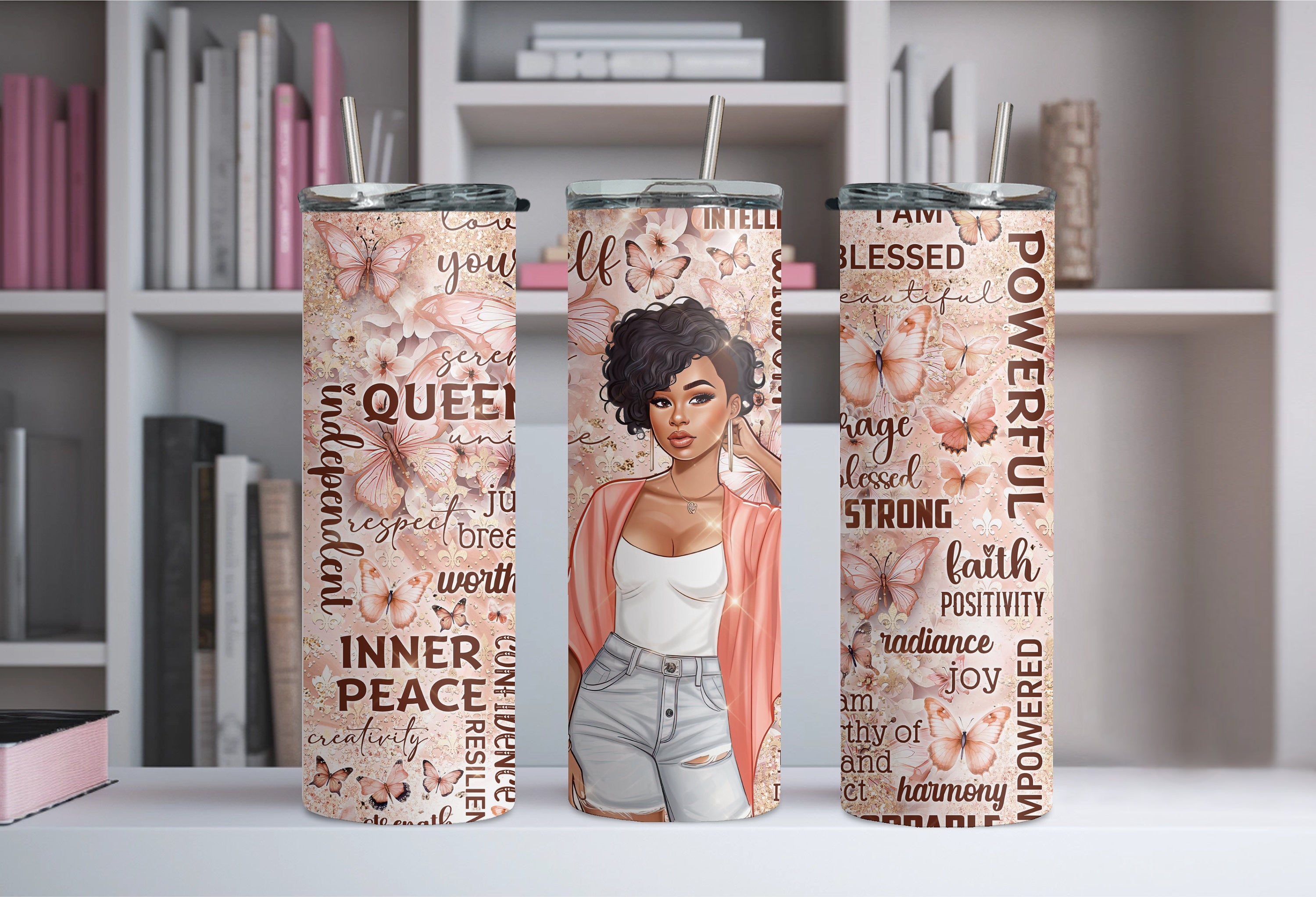 Black Queen Affirmation Tumbler