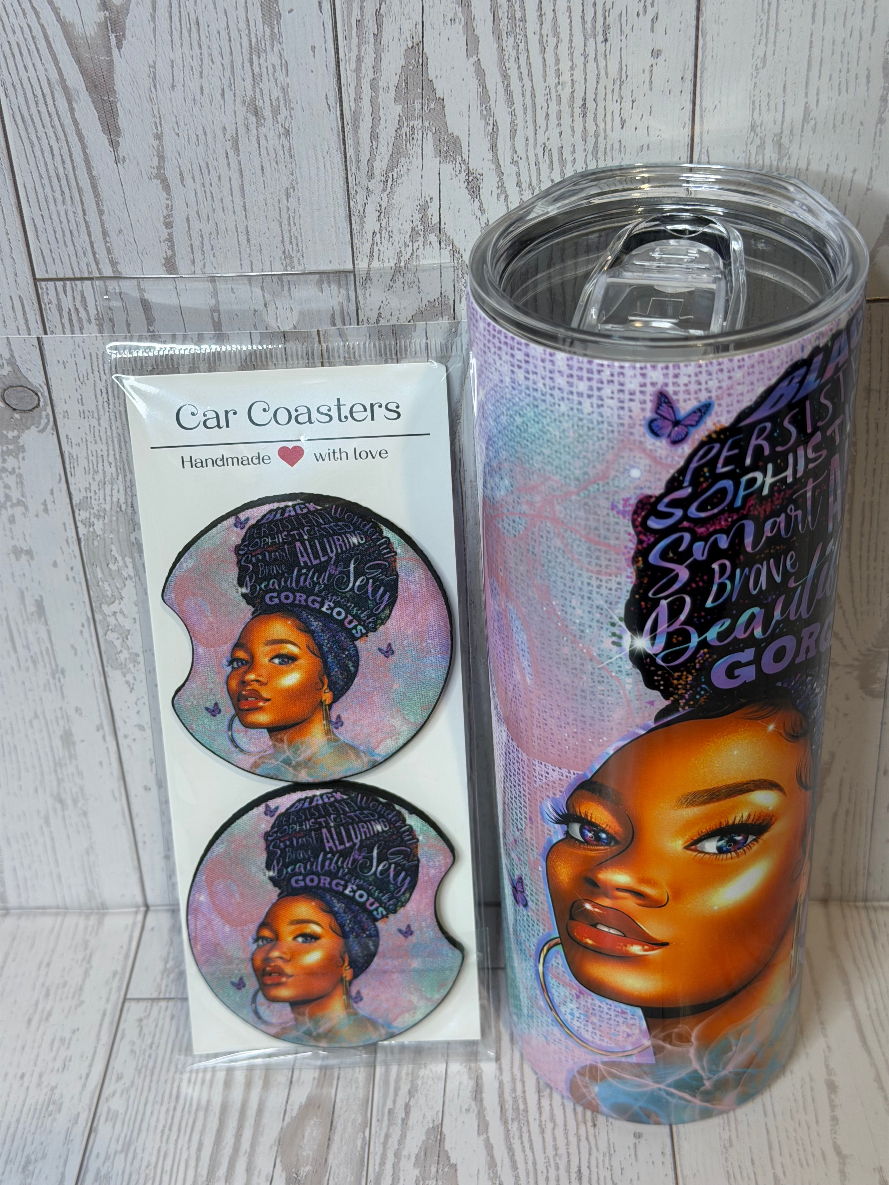 Tumbler/Car Coaster Bundle