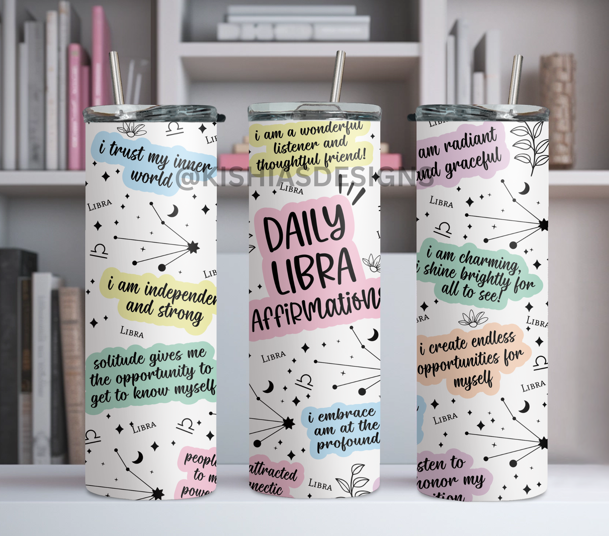 Zodiac Daily Affirmation Tumbler
