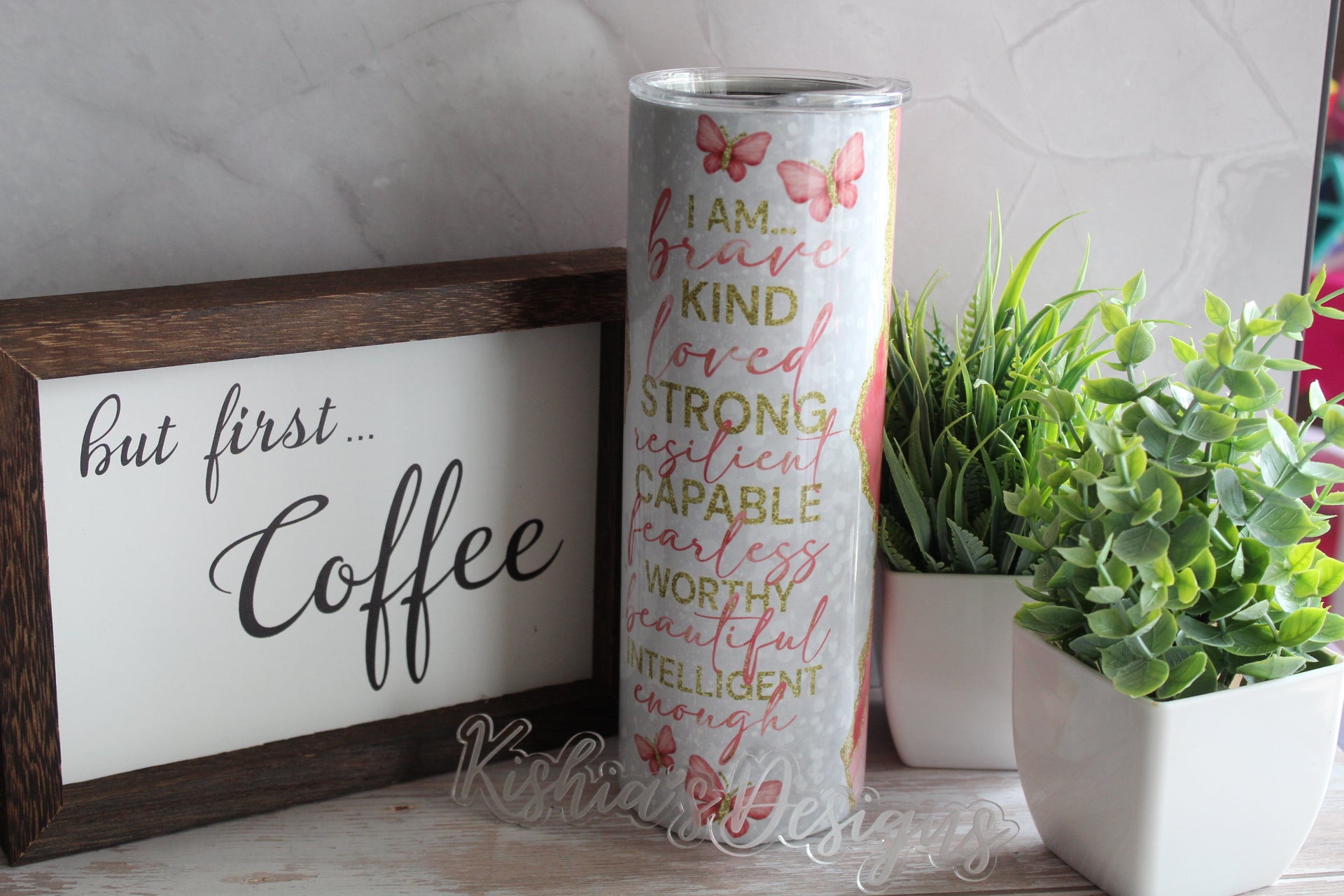 I am/ Affirmations Tumbler