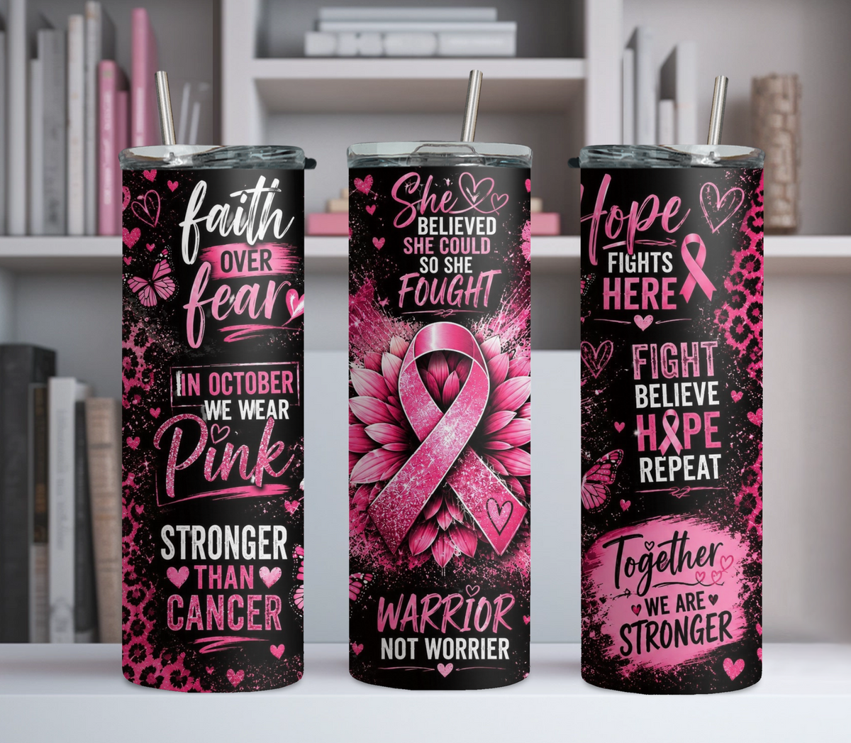 Breast Cancer Awareness Tumbler