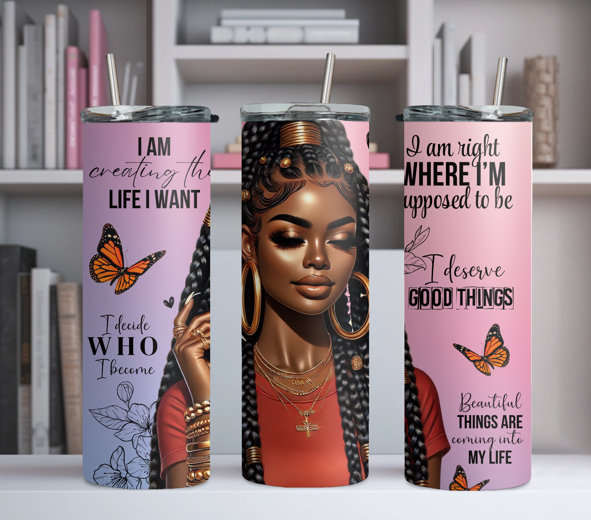 Black Queen Affirmation Tumbler