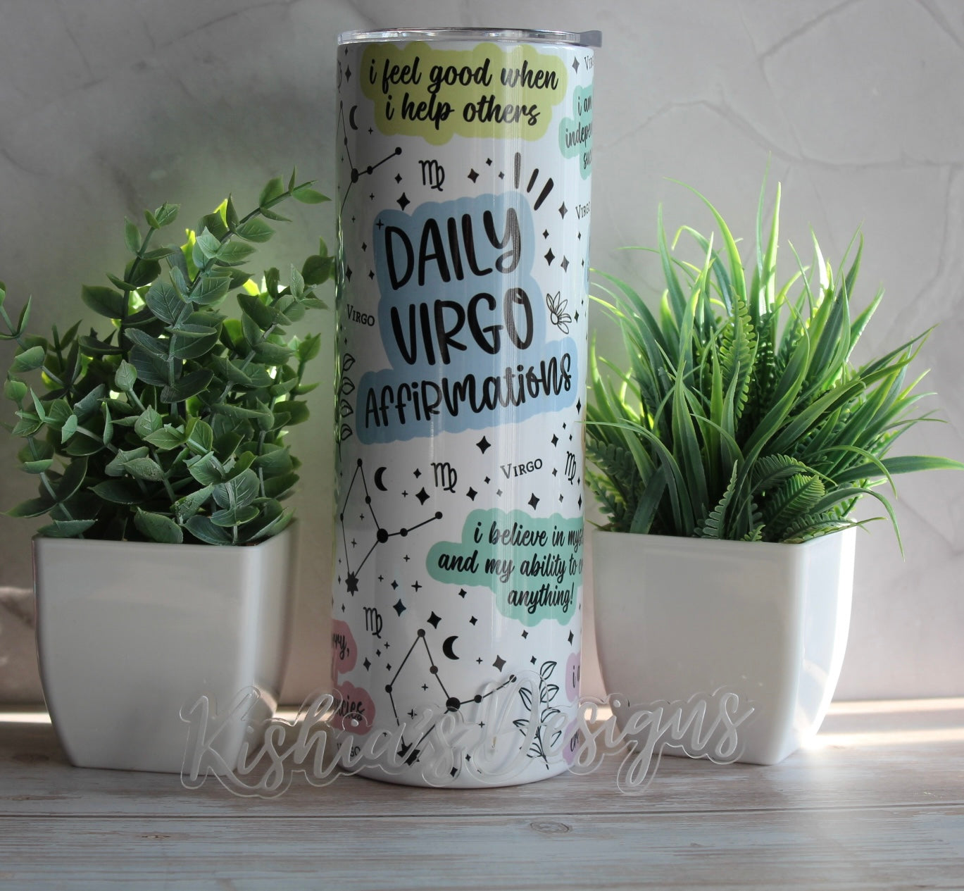 Daily Virgo Affirmations Tumbler