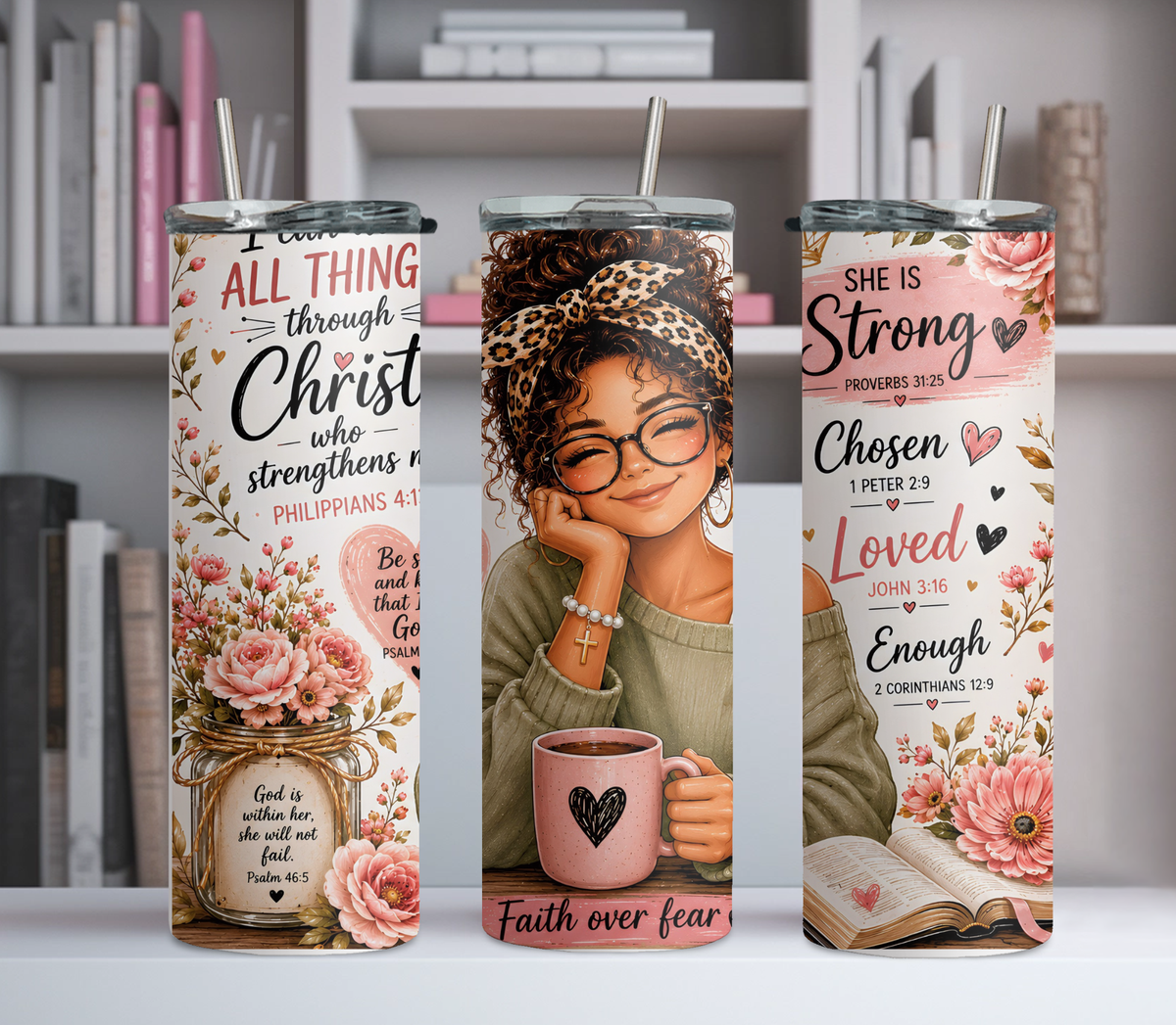 Faith Over Fear 20oz Tumbler