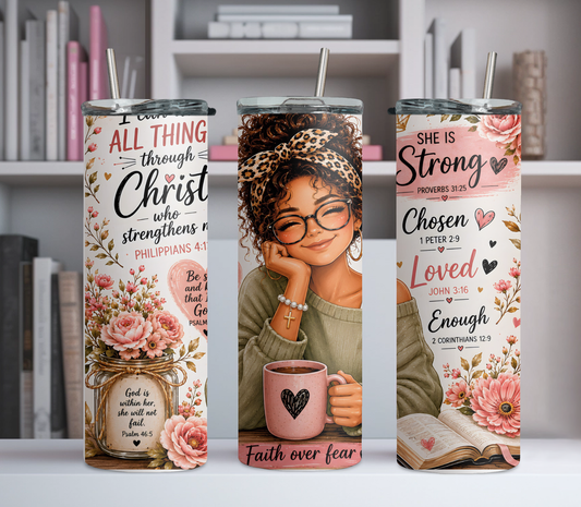 Faith Over Fear 20oz Tumbler
