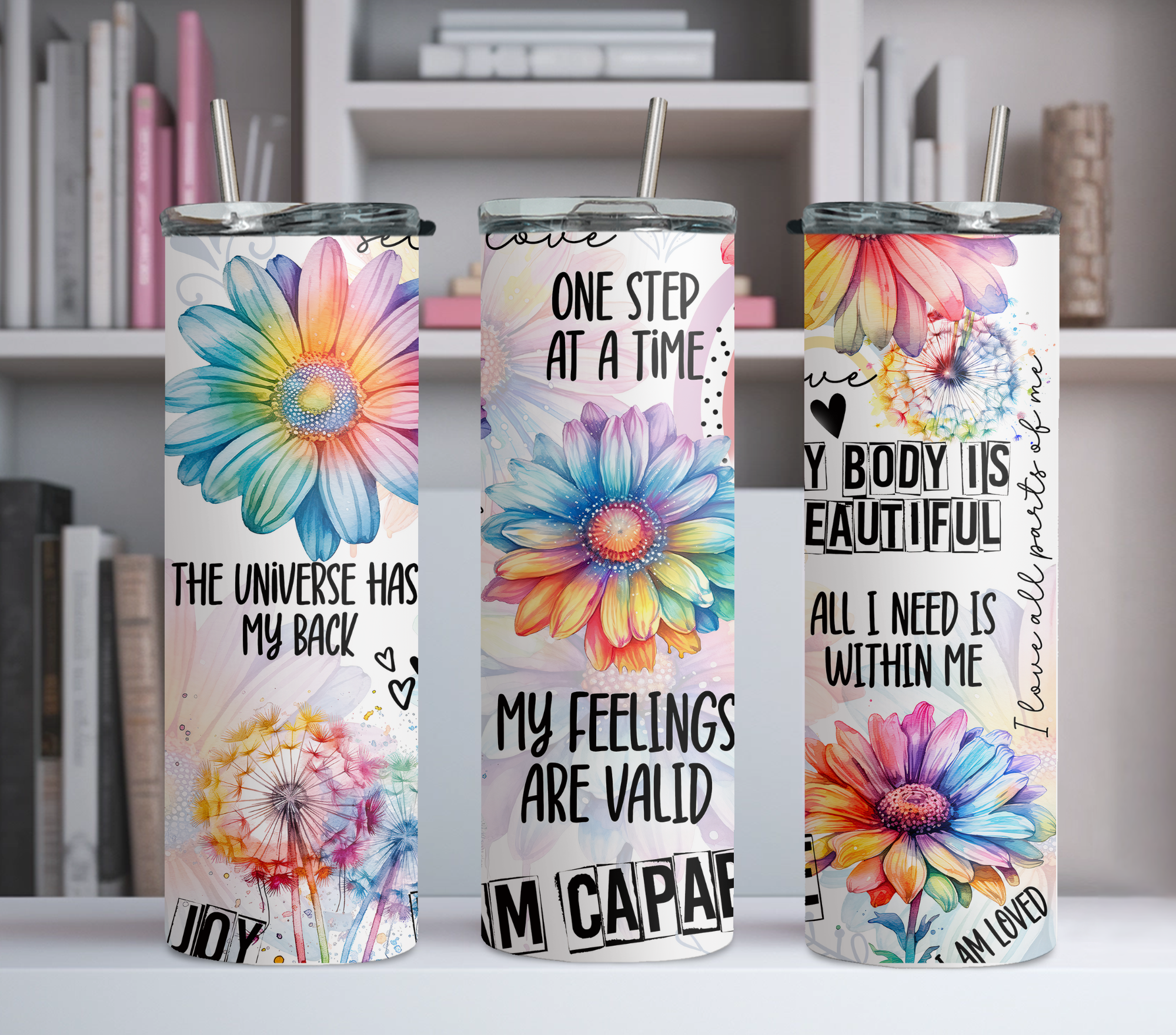 I Am Capable Affirmations Tumbler