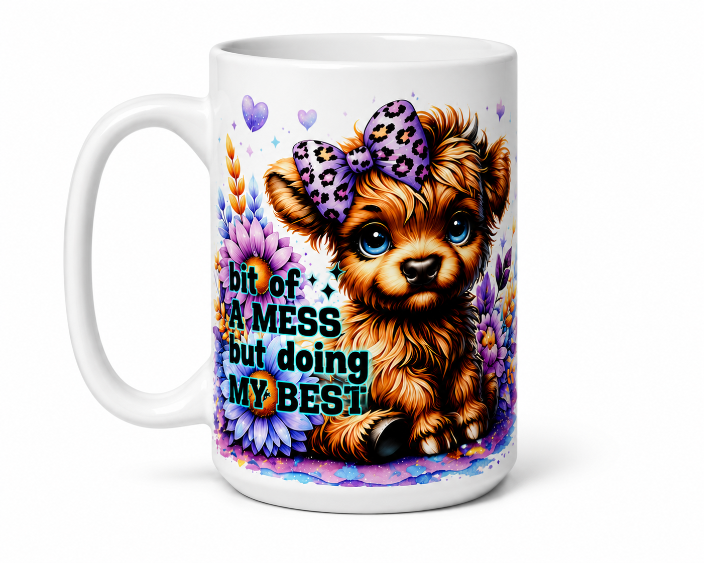 A bit of a mess 15oz coffee mug