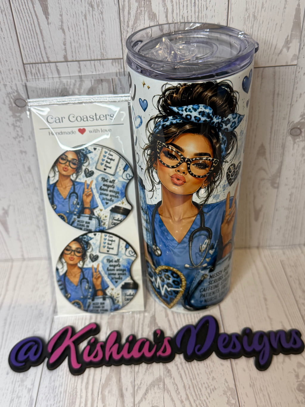 Tumbler/Car Coaster Bundle