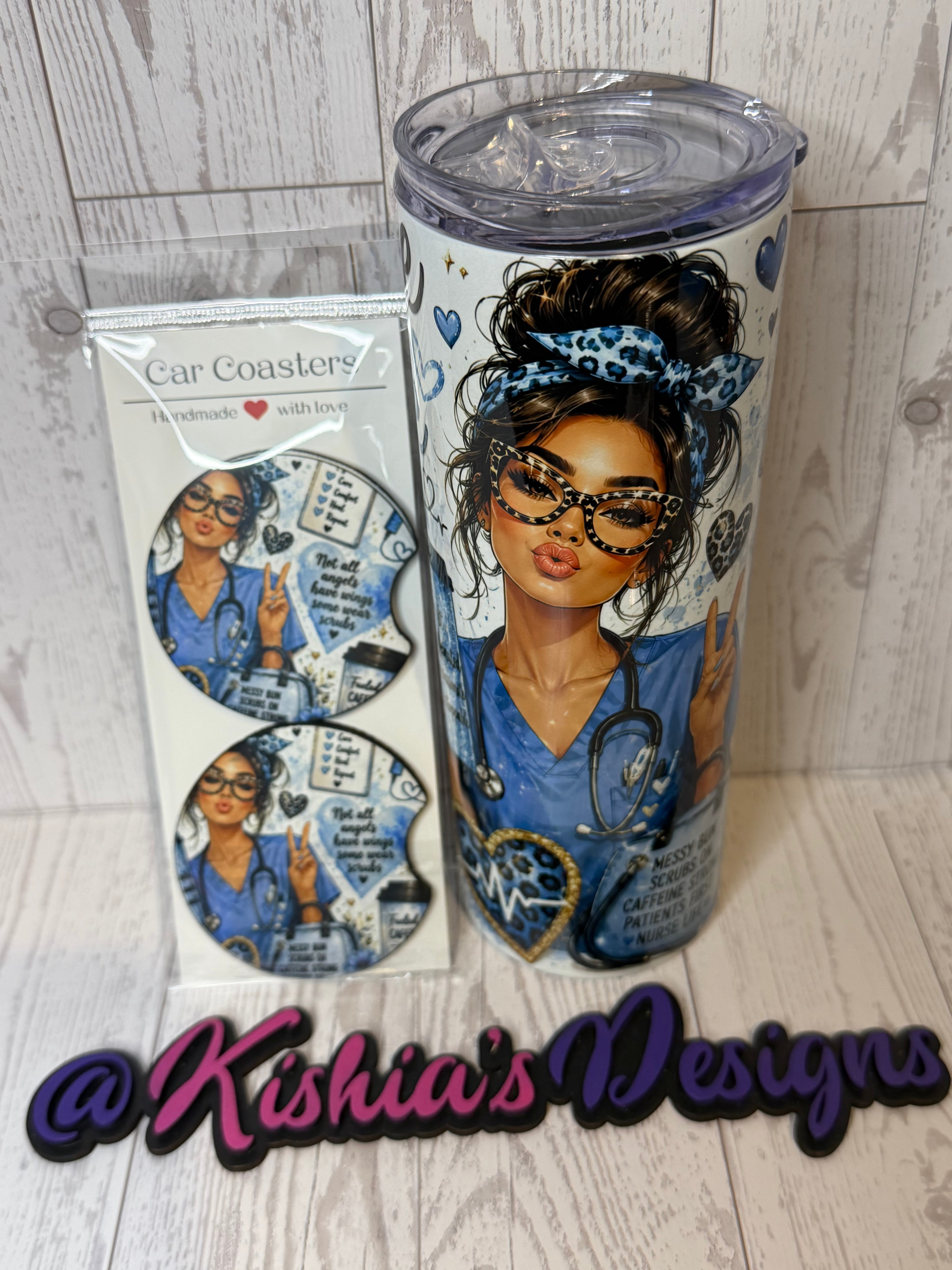 Tumbler/Car Coaster Bundle