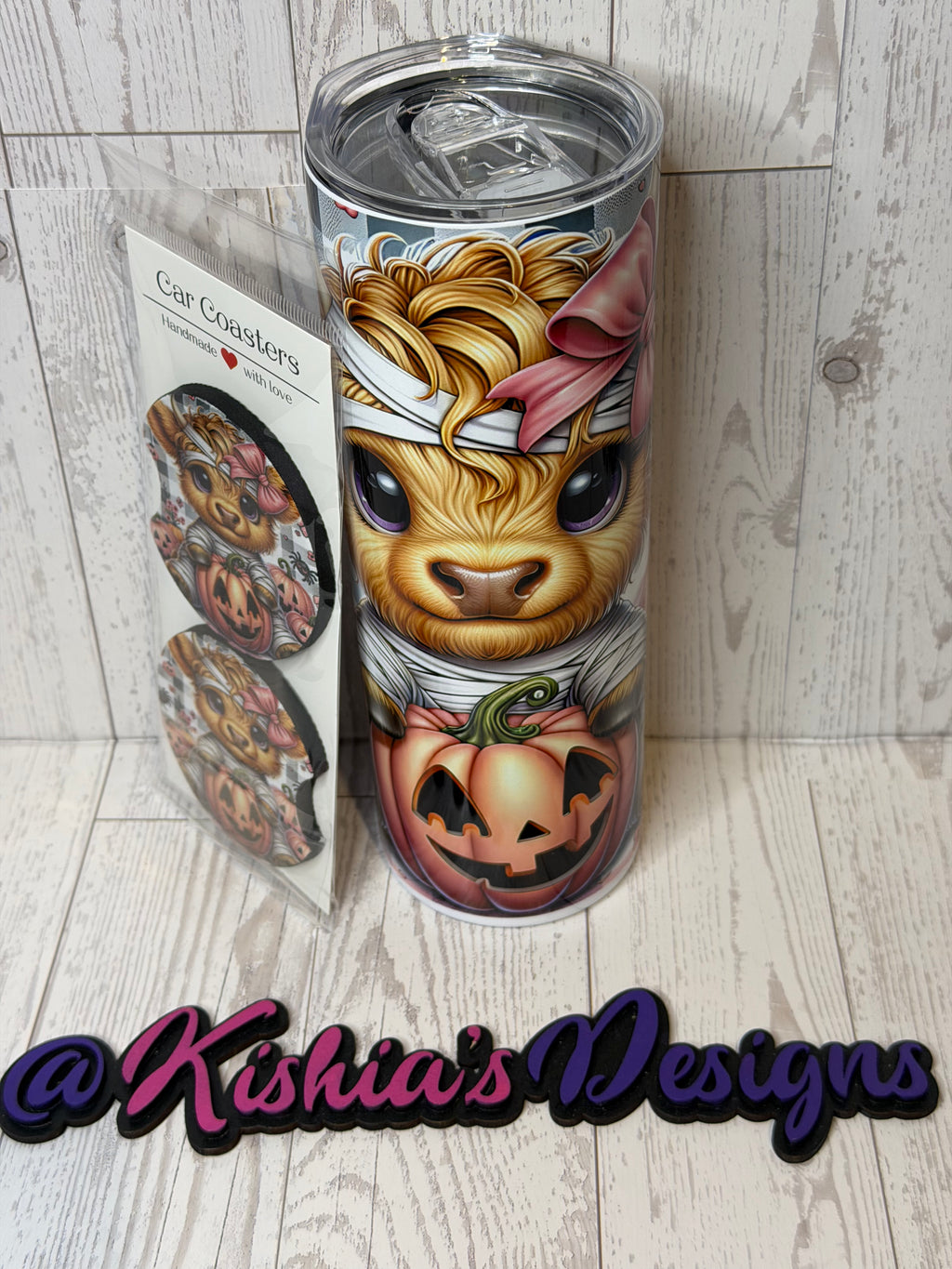 Tumbler/Car Coaster Bundle