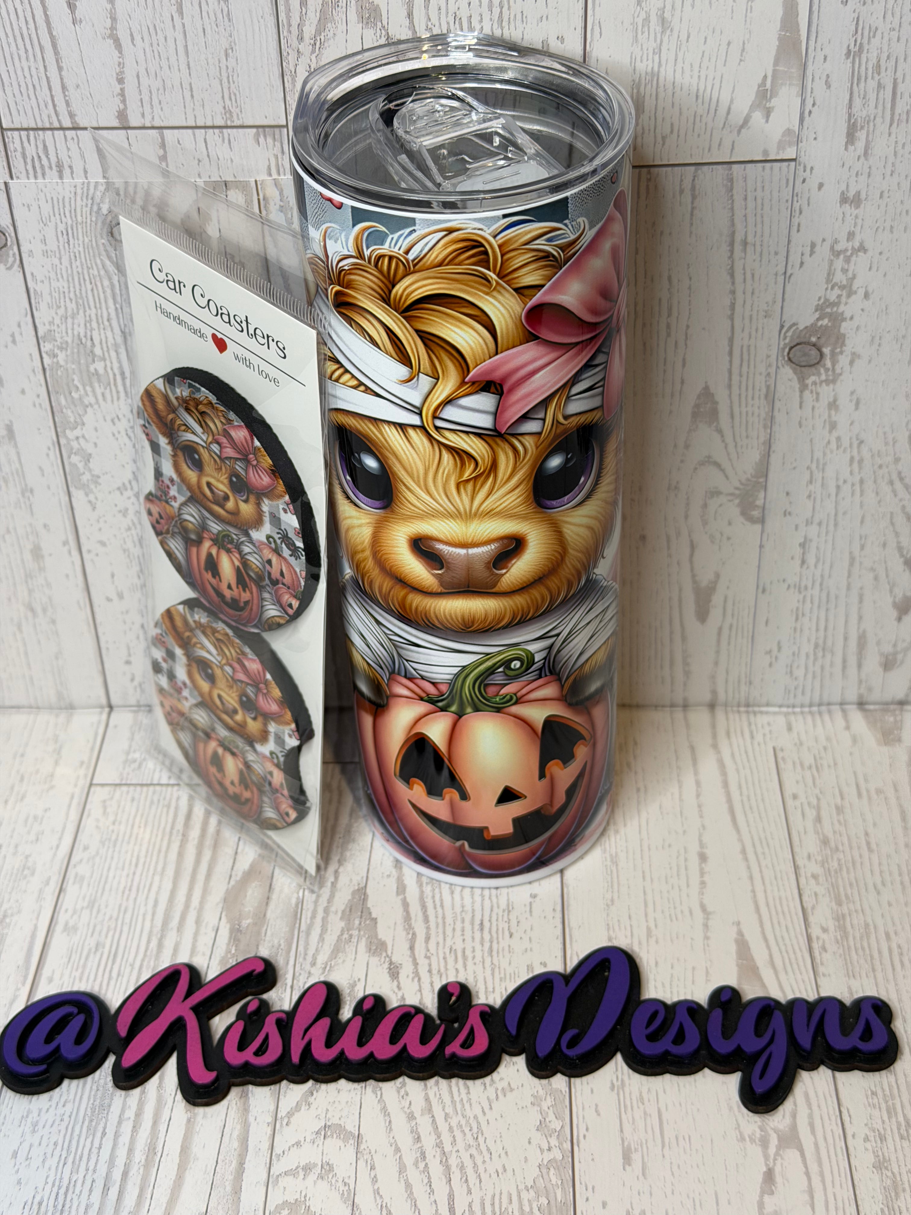 Tumbler/Car Coaster Bundle