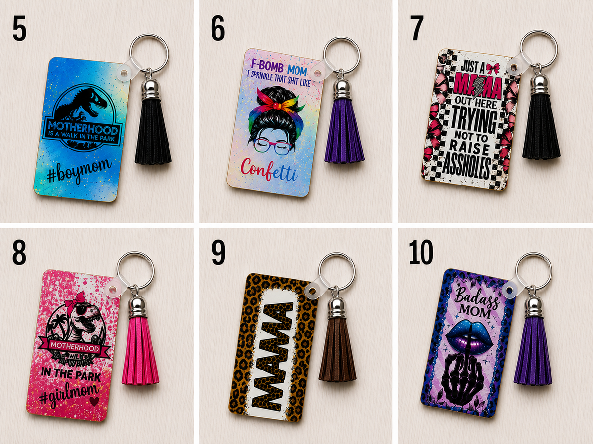 Inspirational Double-Sided Keychains | Choose Your Design