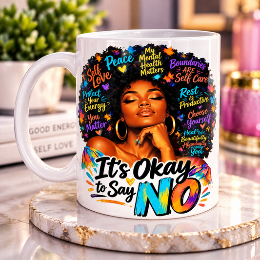It’s Okay to Say No Coffee Mug