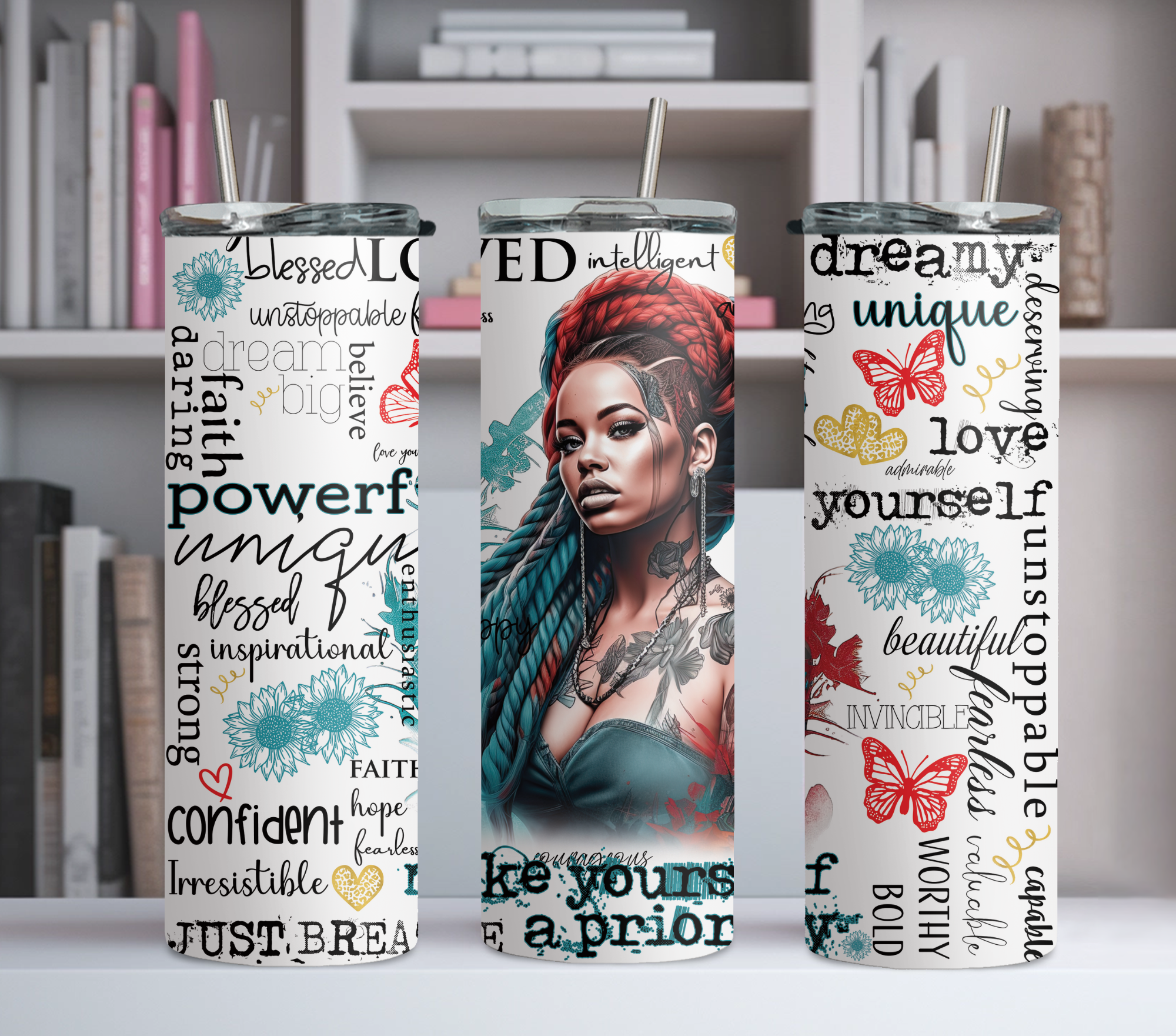 Loc Queen Affirmation Tumbler