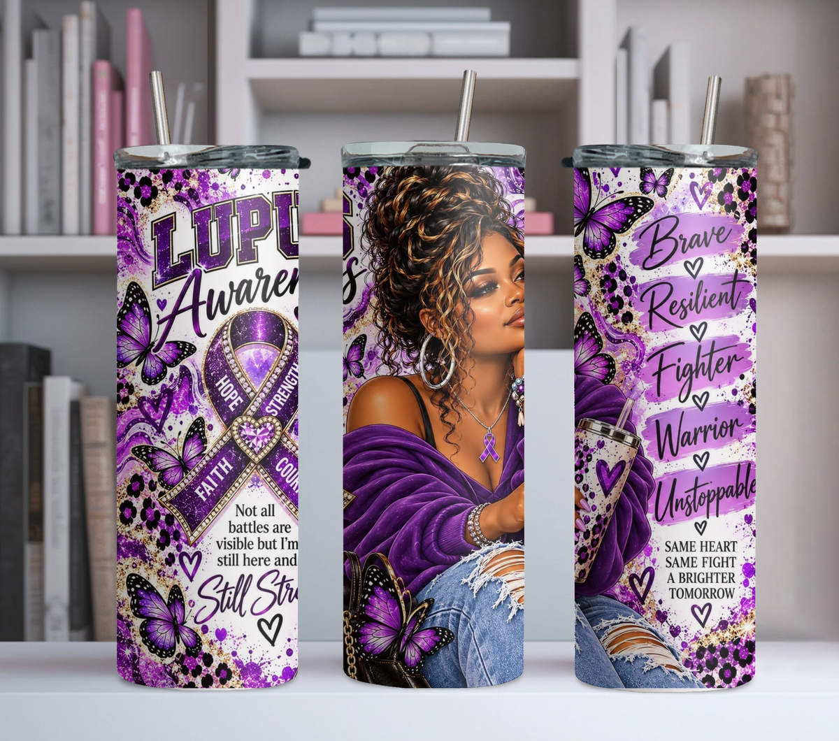 Lupus Warrior Awareness Tumbler
