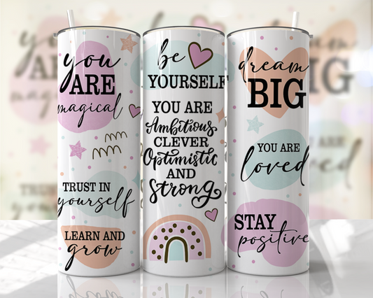 Positive Affirmations 20oz Tumbler