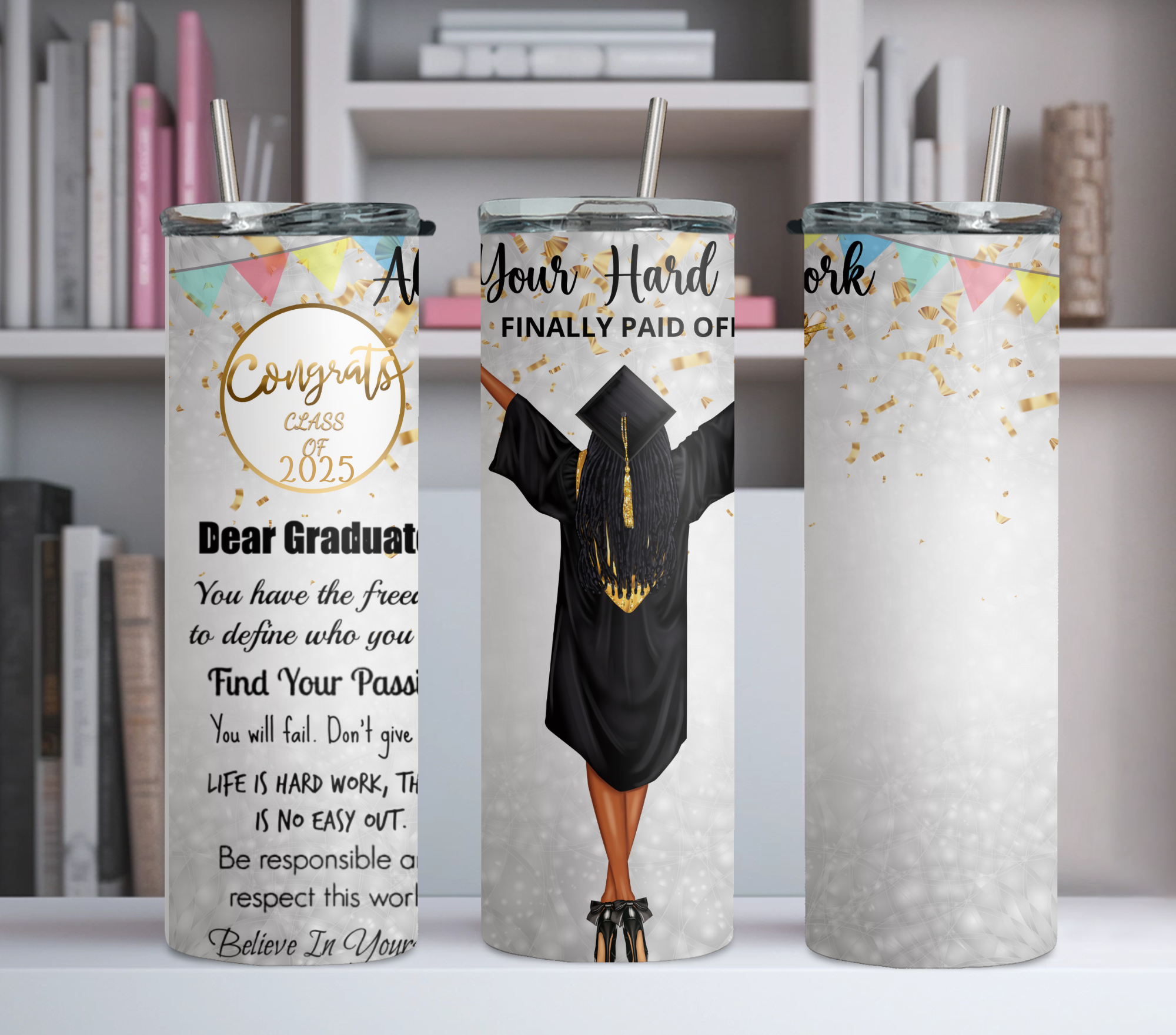 Congrats Class Off 2025 20oz Tumbler