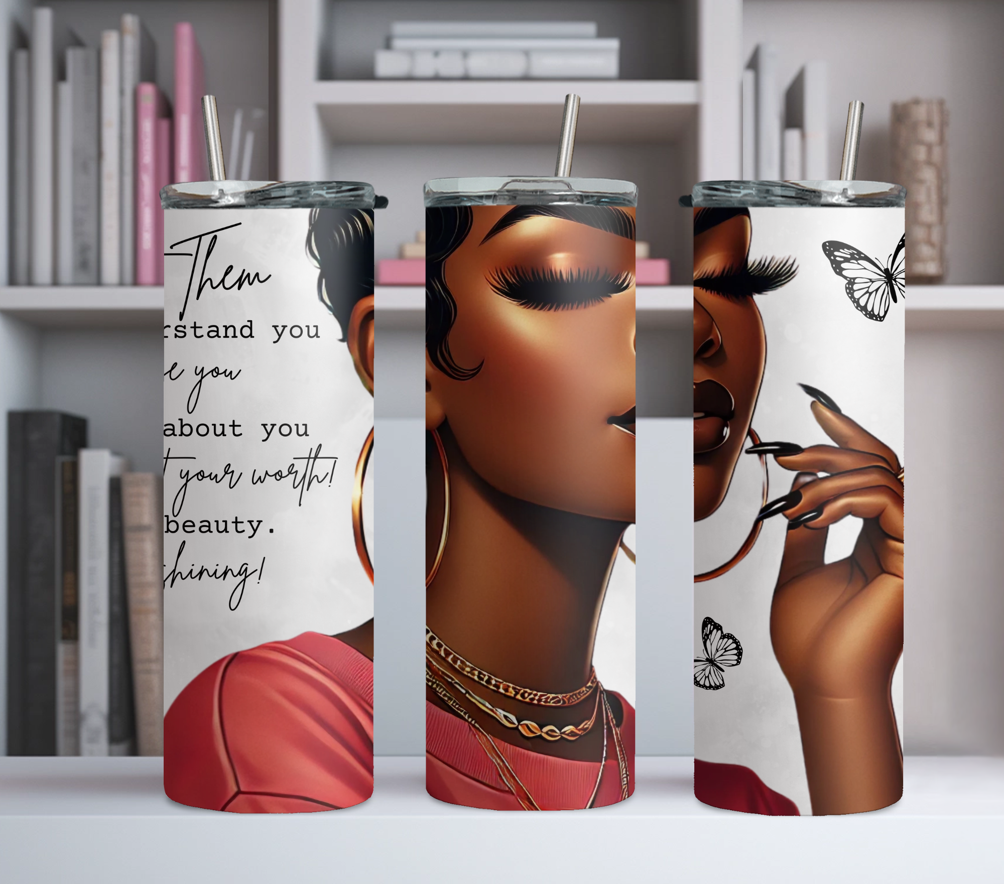 Let Them Black Queen Tumbler