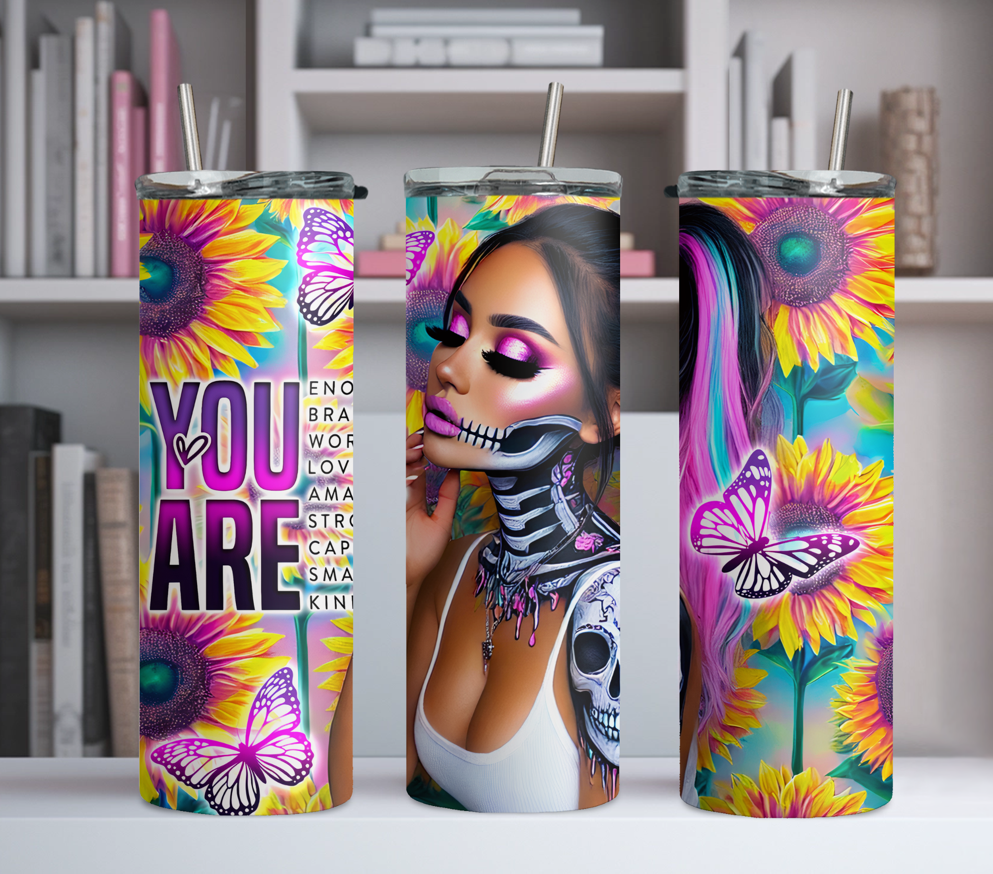 You Are Enough Affirmations Tumbler