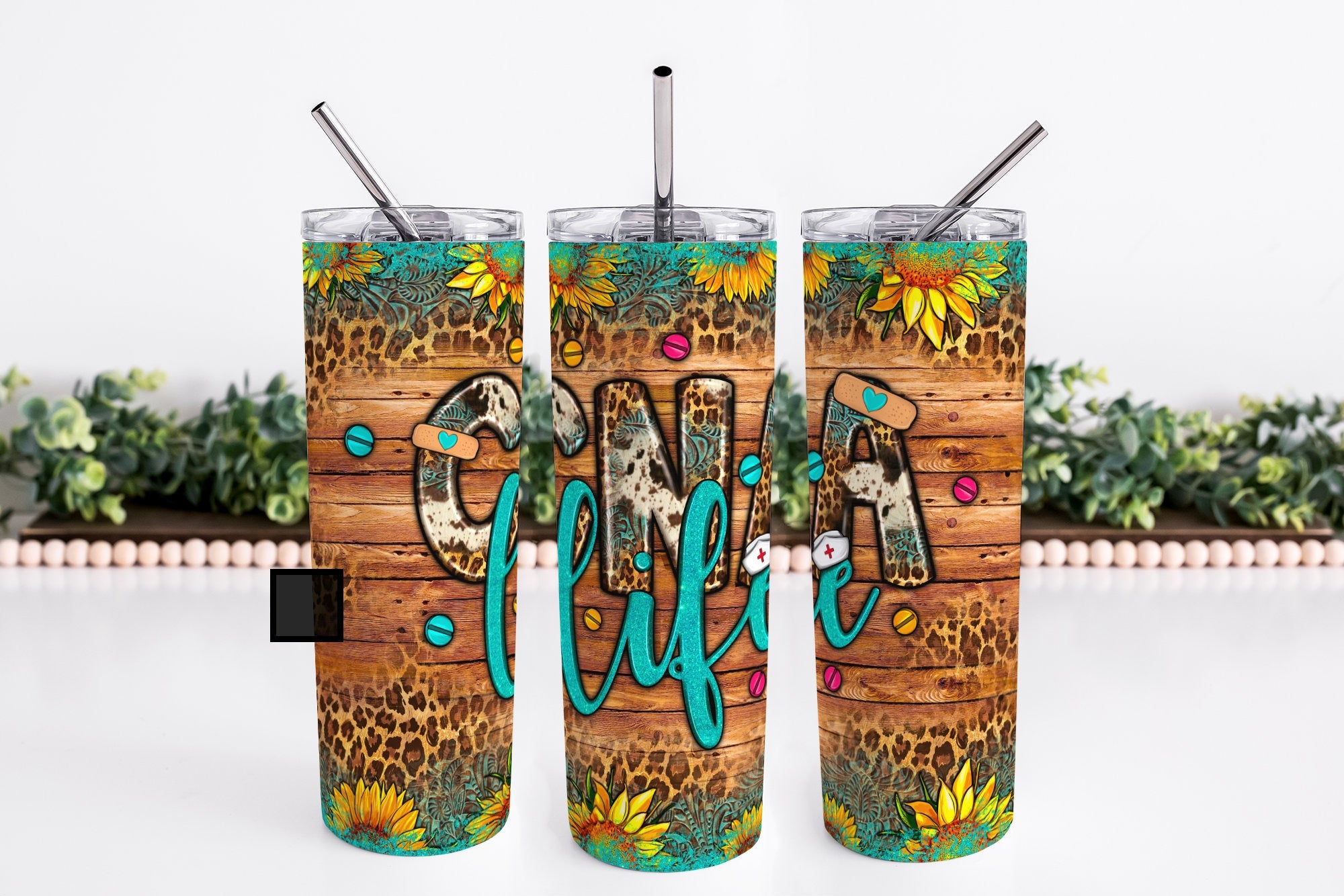 Personalized CNA 20oz Skinny Tumbler, For CNA Worker, Gifts for Friends, Gifts for Co Worker, Birthday Gift, Sublimation