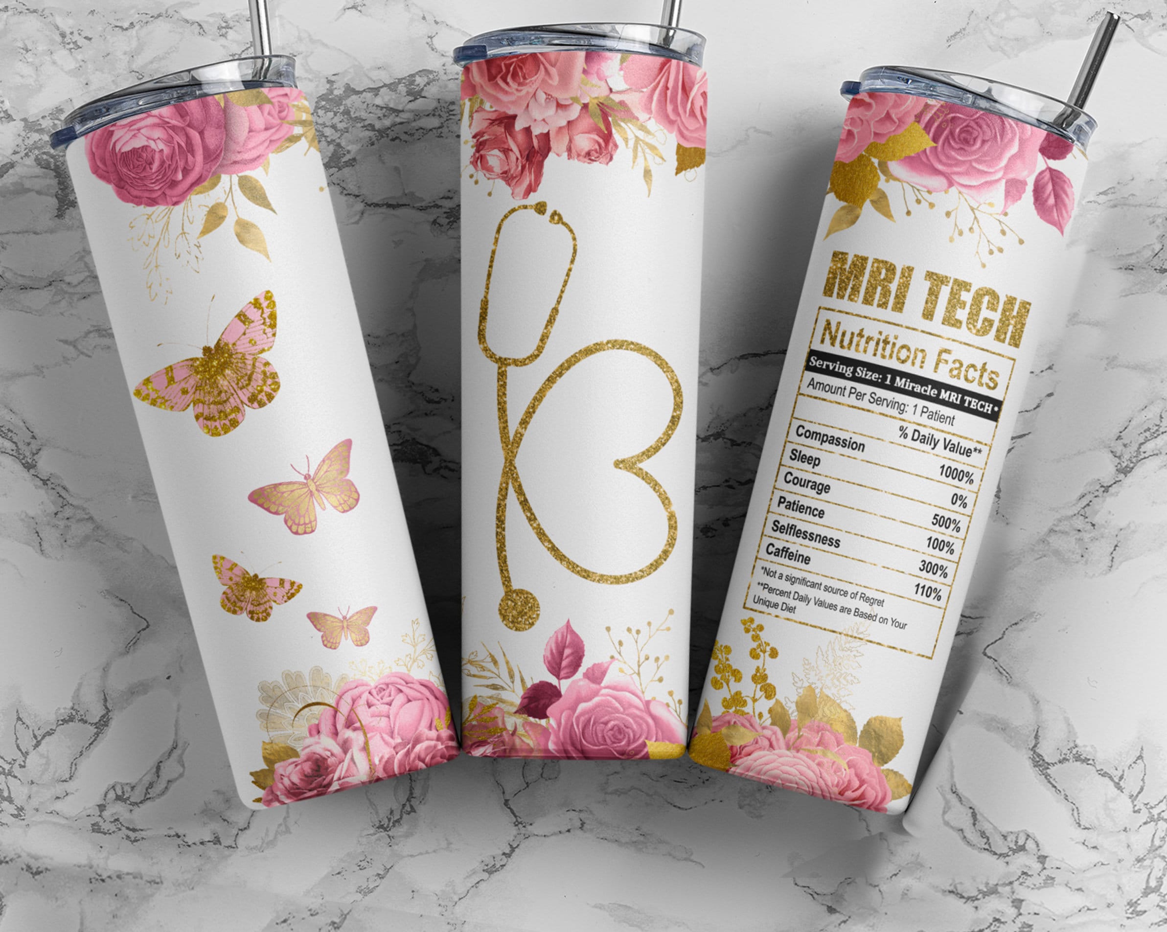 MRI Tech 20oz Skinny Tumbler, Mri Tech Tumbler, MRI Tech Gift, MRI Tumbler, Coffee Lover, Coffee Tumbler