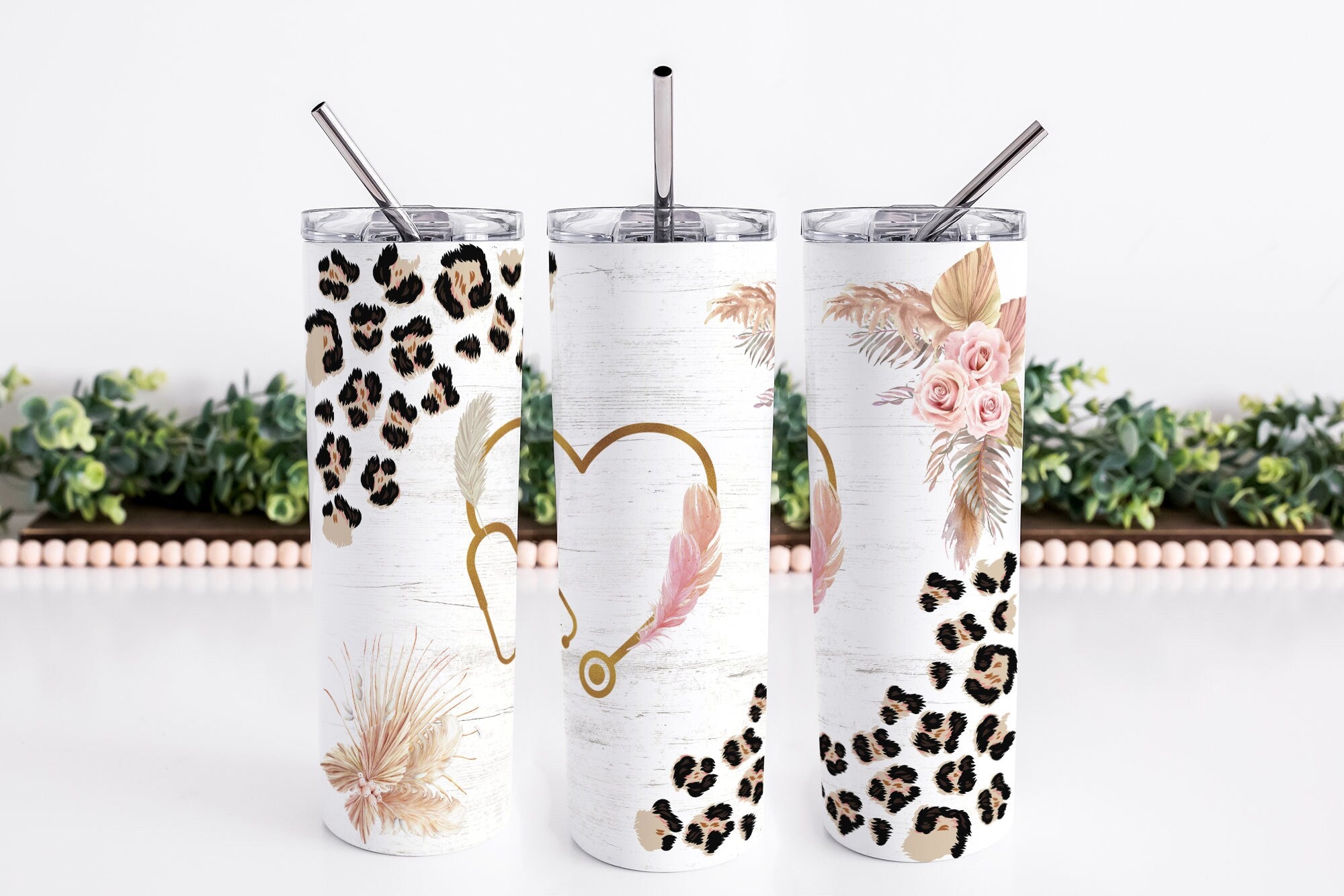 Personalized Nurse 20oz Skinny Tumbler Tumbler, Doctor Tumbler, Can Tumbler, Medical Profession Tumbler