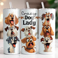 Crazy Dog Lady  20oz Skinny Tumbler, Cat Mom, Cat Lover