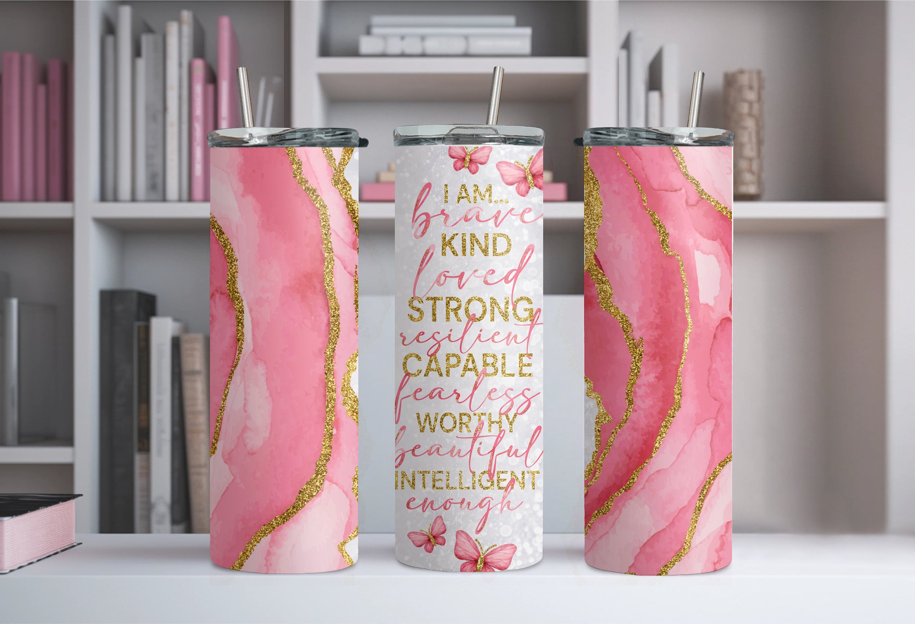 I Am Positive Affirmations Tumbler